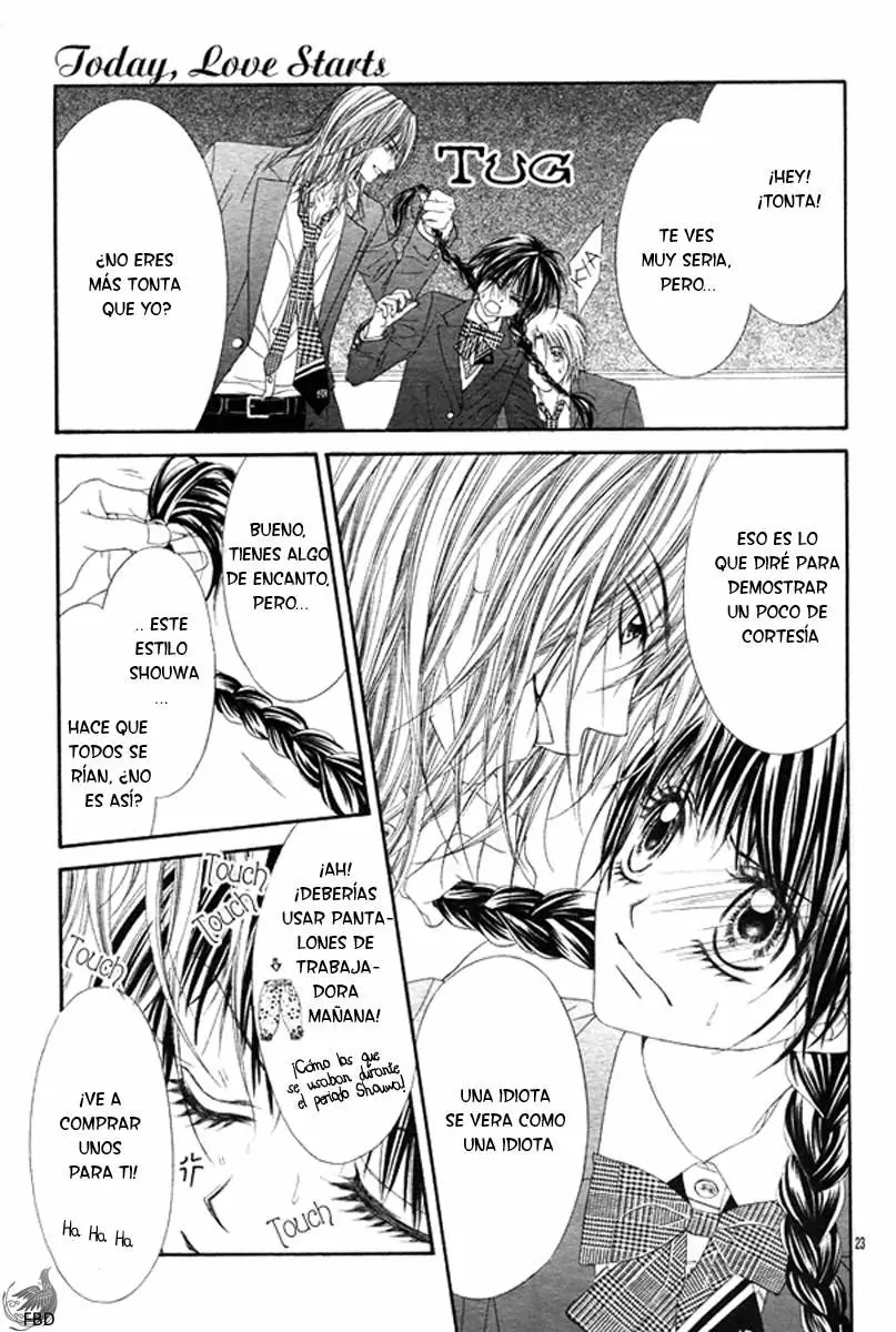 Kyou, Koi wo Hajimemasu capítulo 1, página 23