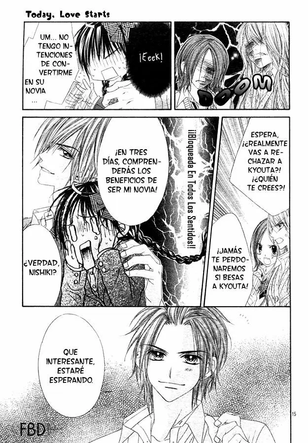 Kyou, Koi wo Hajimemasu capítulo 2, página 15