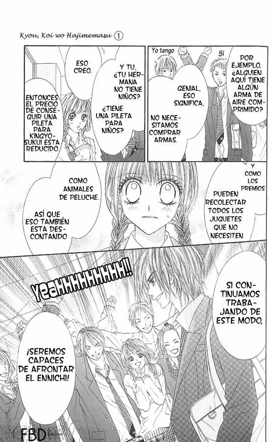Kyou, Koi wo Hajimemasu capítulo 3, página 17