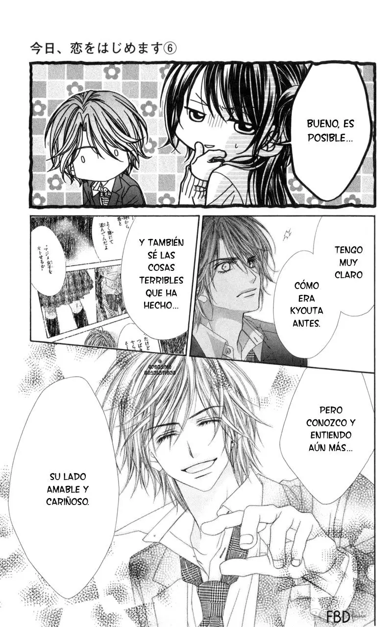 Kyou, Koi wo Hajimemasu capítulo 37, página 22