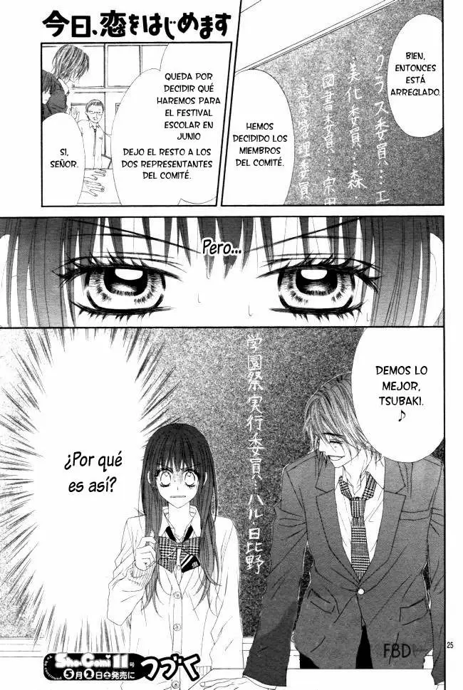 Kyou, Koi wo Hajimemasu capítulo 38, página 25