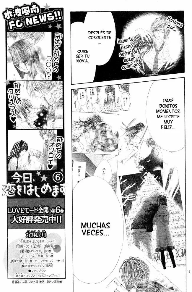 Kyou, Koi wo Hajimemasu capítulo 44, página 15