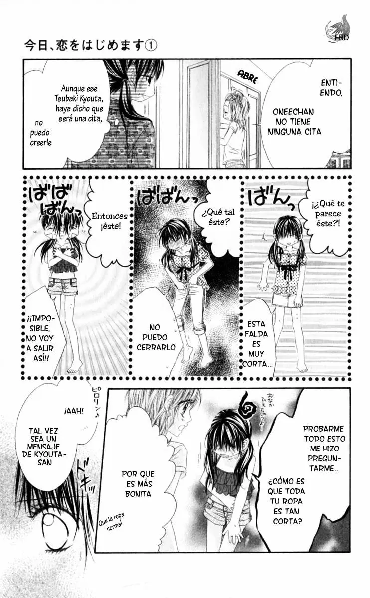 Kyou, Koi wo Hajimemasu capítulo 5, página 3