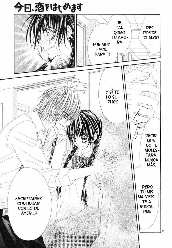 Kyou, Koi wo Hajimemasu capítulo 6, página 23