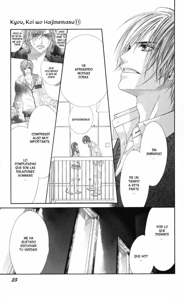 Kyou, Koi wo Hajimemasu capítulo 66, página 23