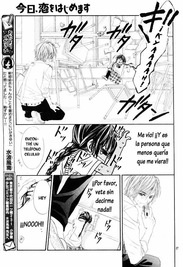Kyou, Koi wo Hajimemasu capítulo 7, página 27