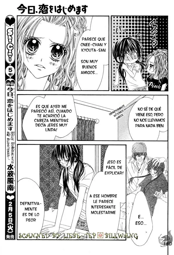 Kyou, Koi wo Hajimemasu capítulo 9, página 5
