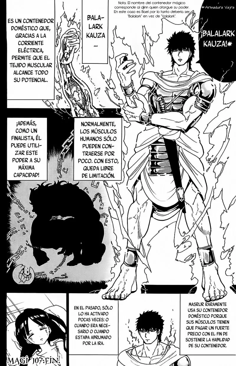 Magi - Labyrinth of Magic capítulo 107, página 17