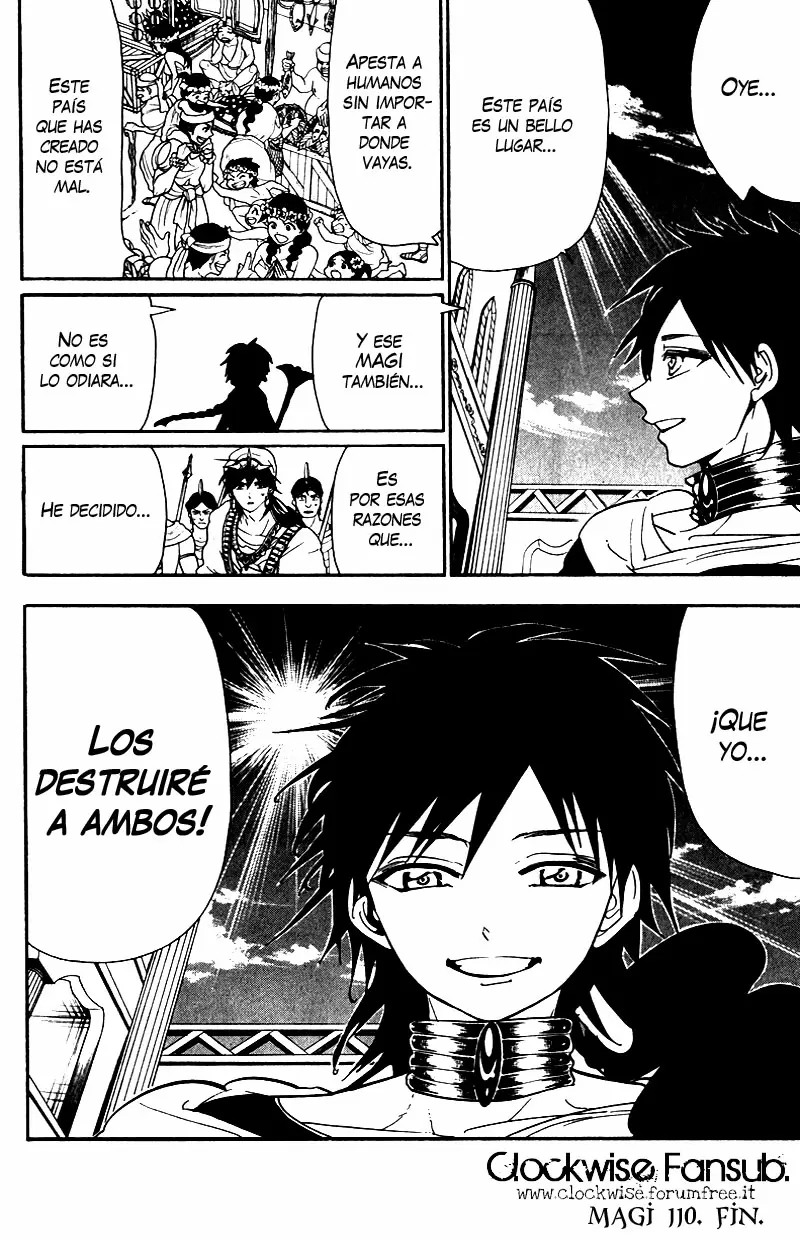 Magi - Labyrinth of Magic capítulo 110, página 18