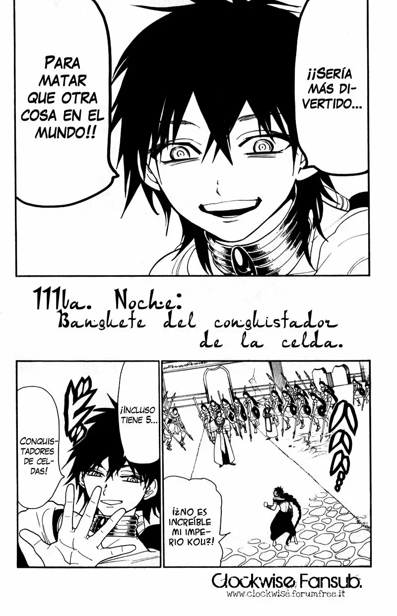 Magi - Labyrinth of Magic capítulo 111, página 2