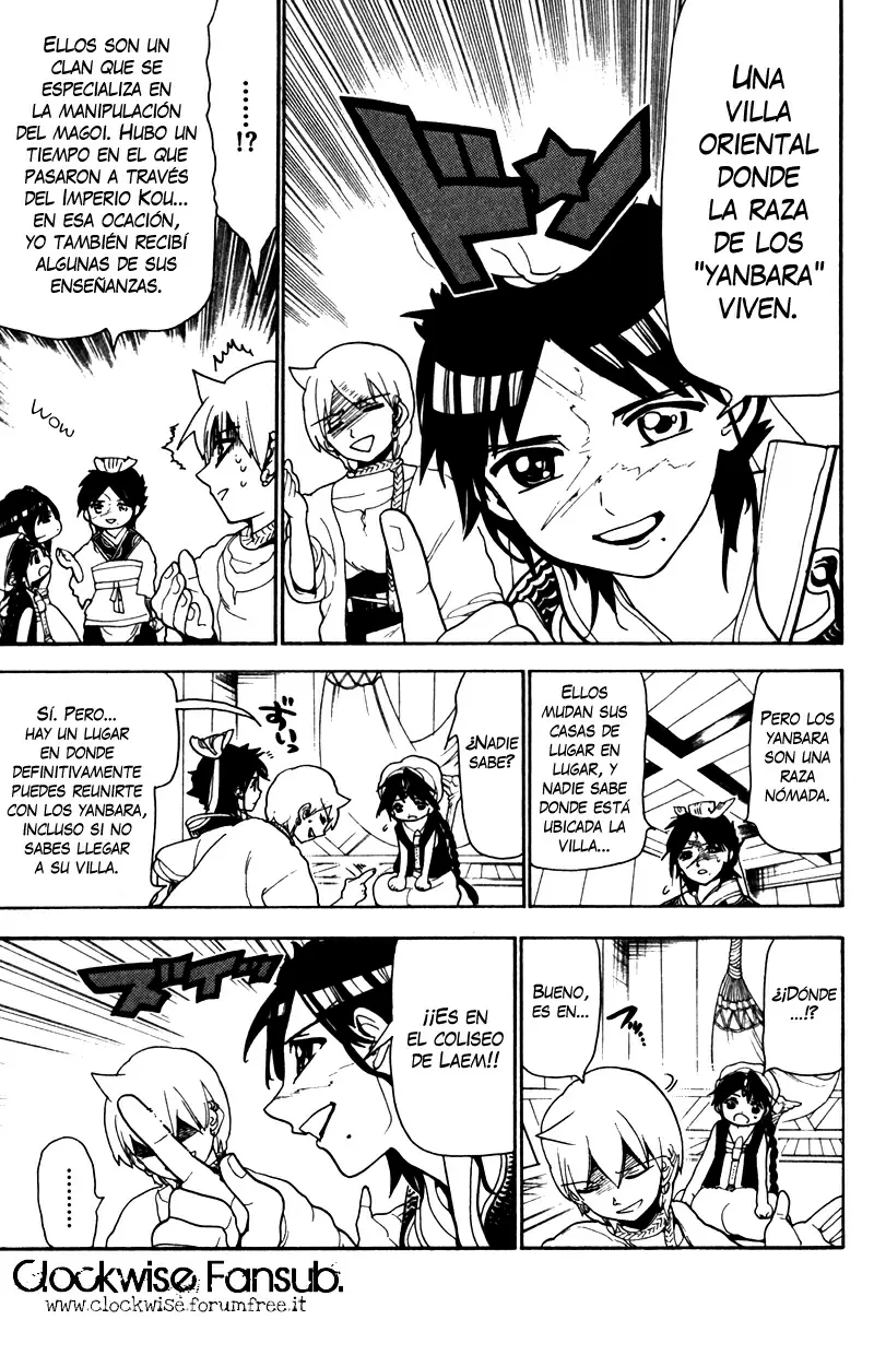 Magi - Labyrinth of Magic capítulo 122, página 17