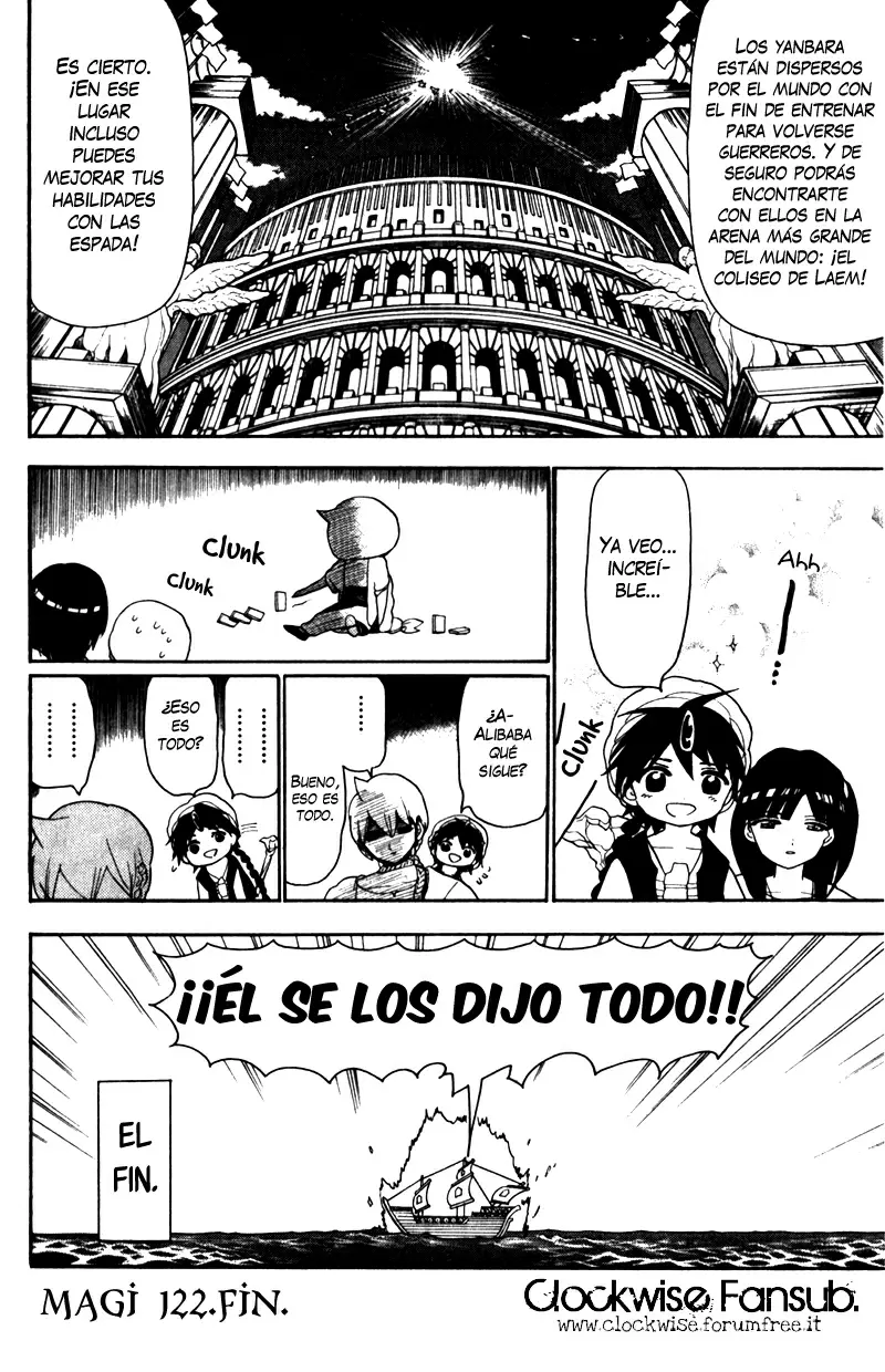 Magi - Labyrinth of Magic capítulo 122, página 18