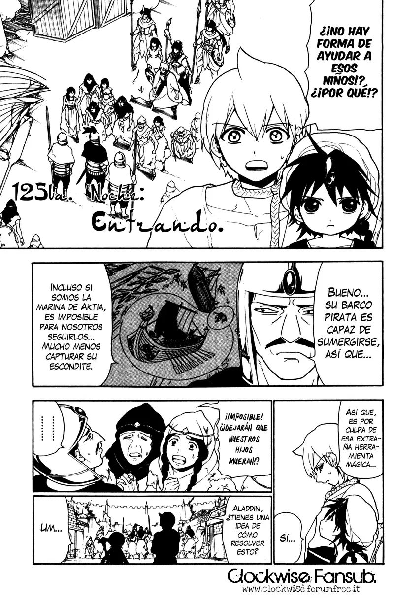 Magi - Labyrinth of Magic capítulo 125, página 1