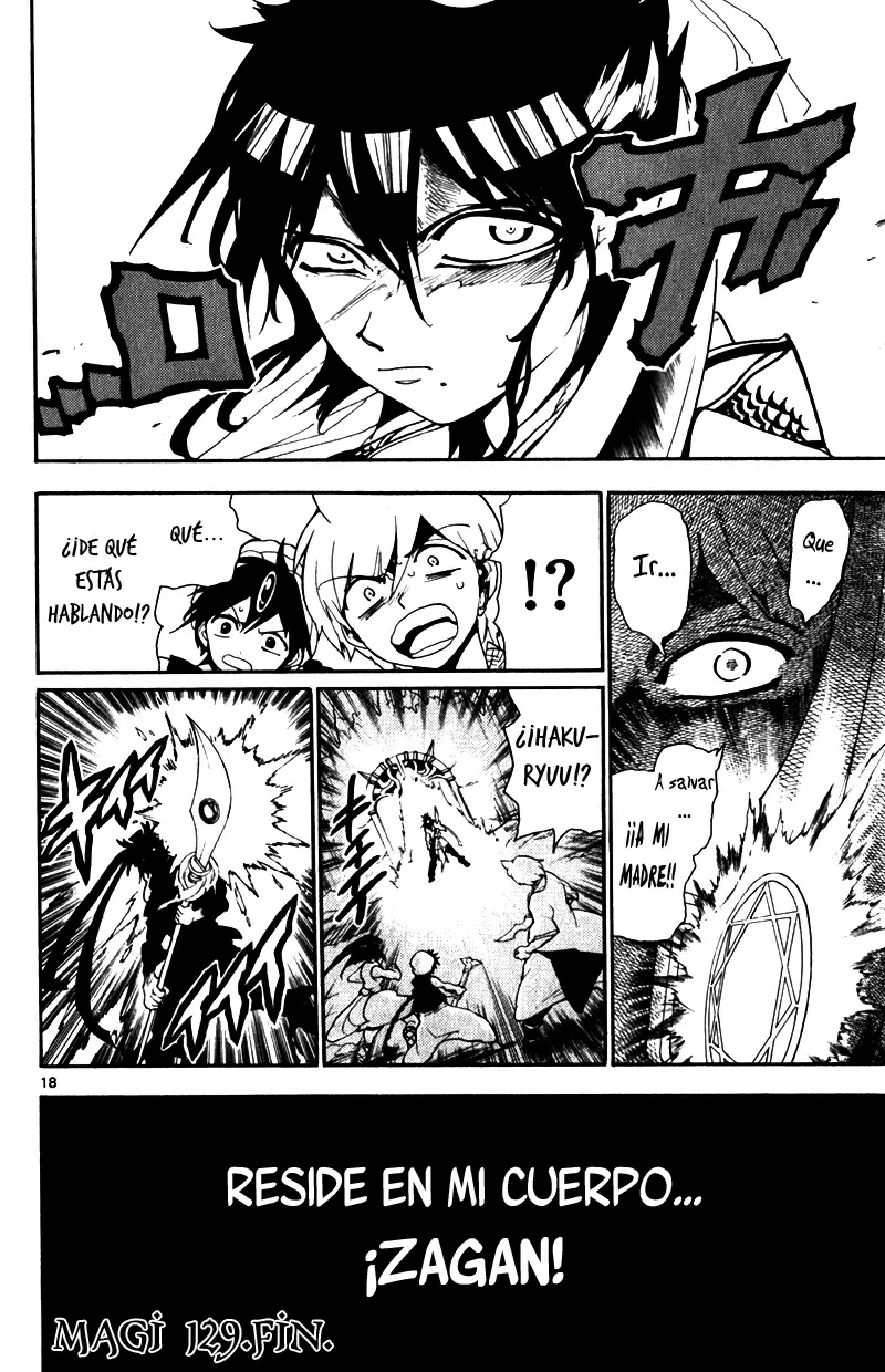 Magi - Labyrinth of Magic capítulo 129, página 21