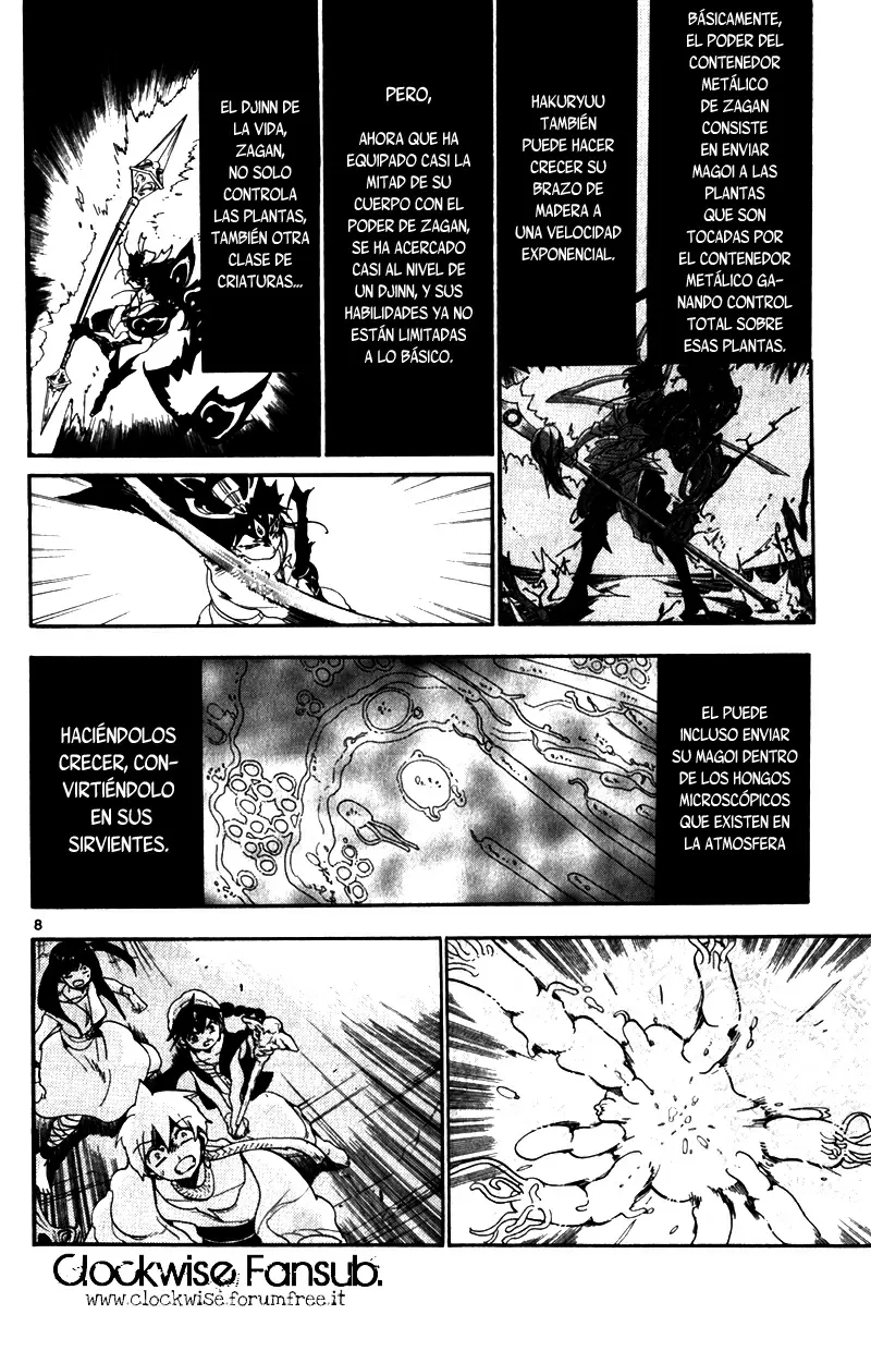 Magi - Labyrinth of Magic capítulo 130, página 8