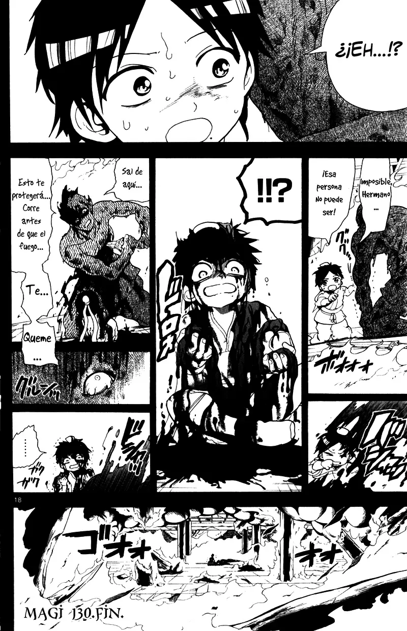 Magi - Labyrinth of Magic capítulo 130, página 18
