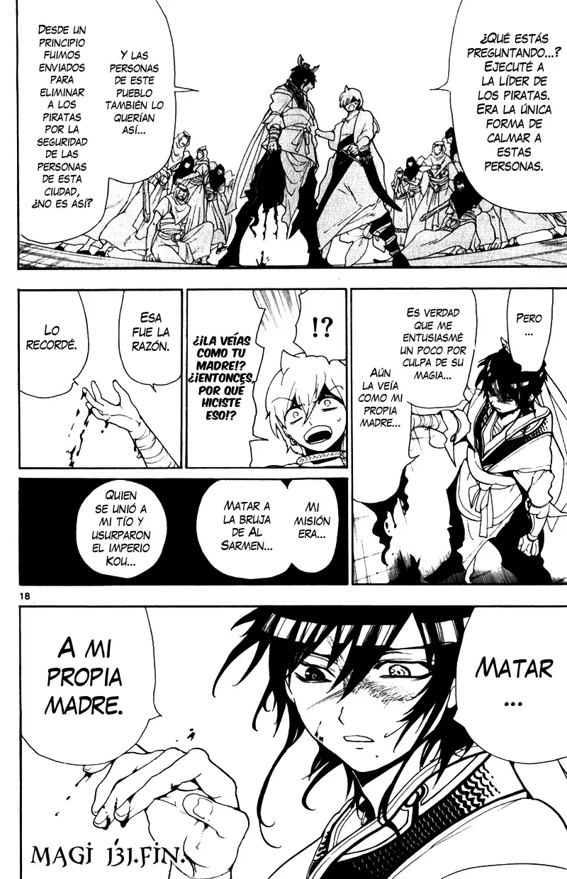 Magi - Labyrinth of Magic capítulo 131, página 18