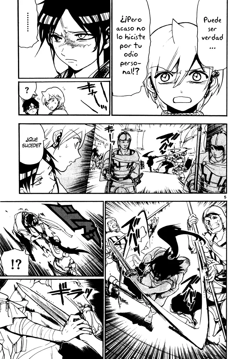 Magi - Labyrinth of Magic capítulo 132, página 5