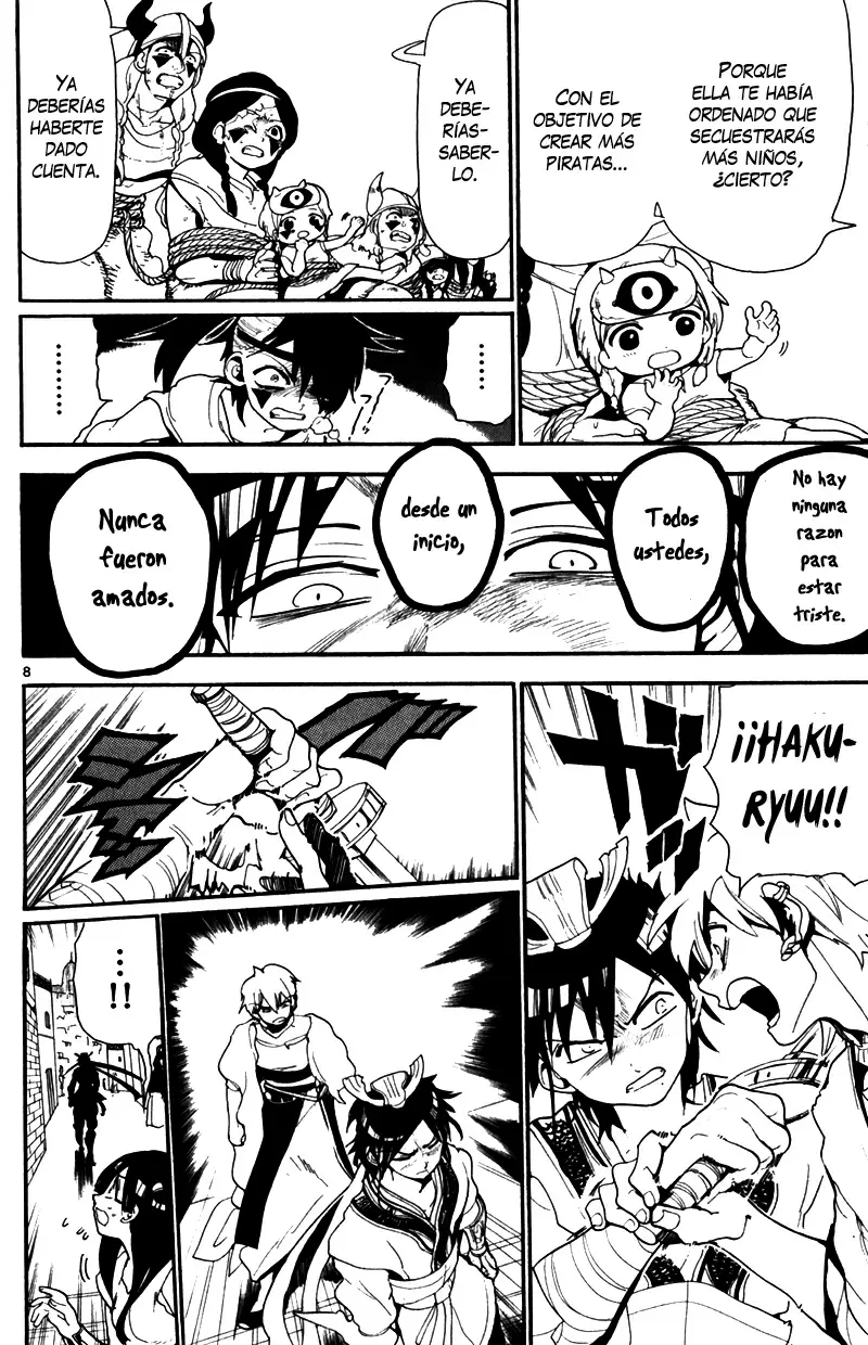 Magi - Labyrinth of Magic capítulo 132, página 8