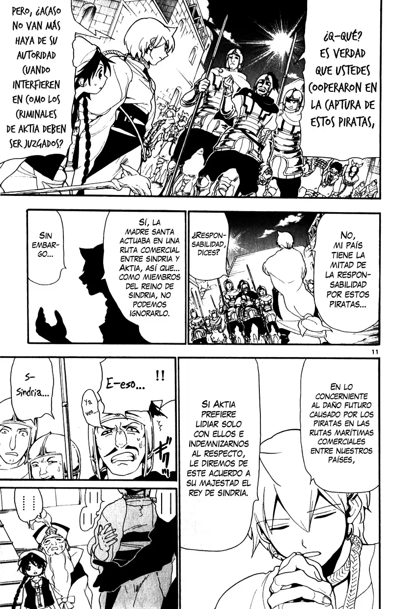 Magi - Labyrinth of Magic capítulo 132, página 11