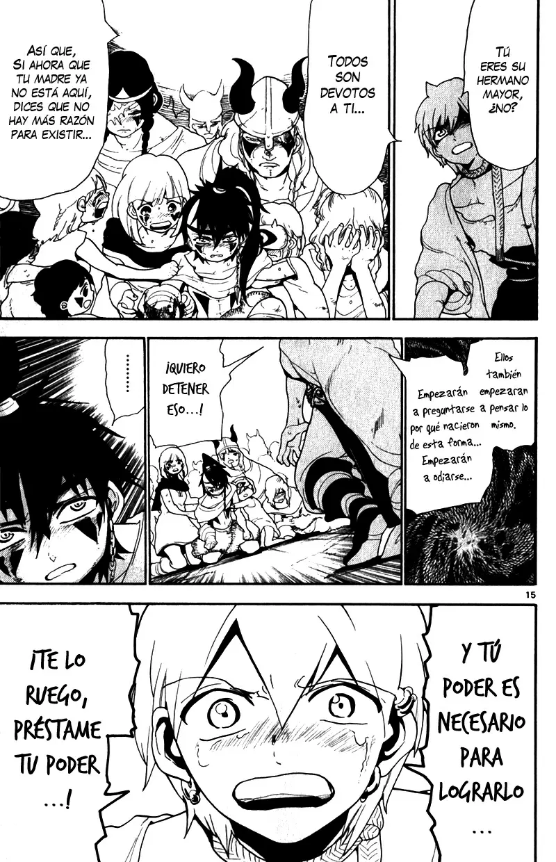 Magi - Labyrinth of Magic capítulo 132, página 15