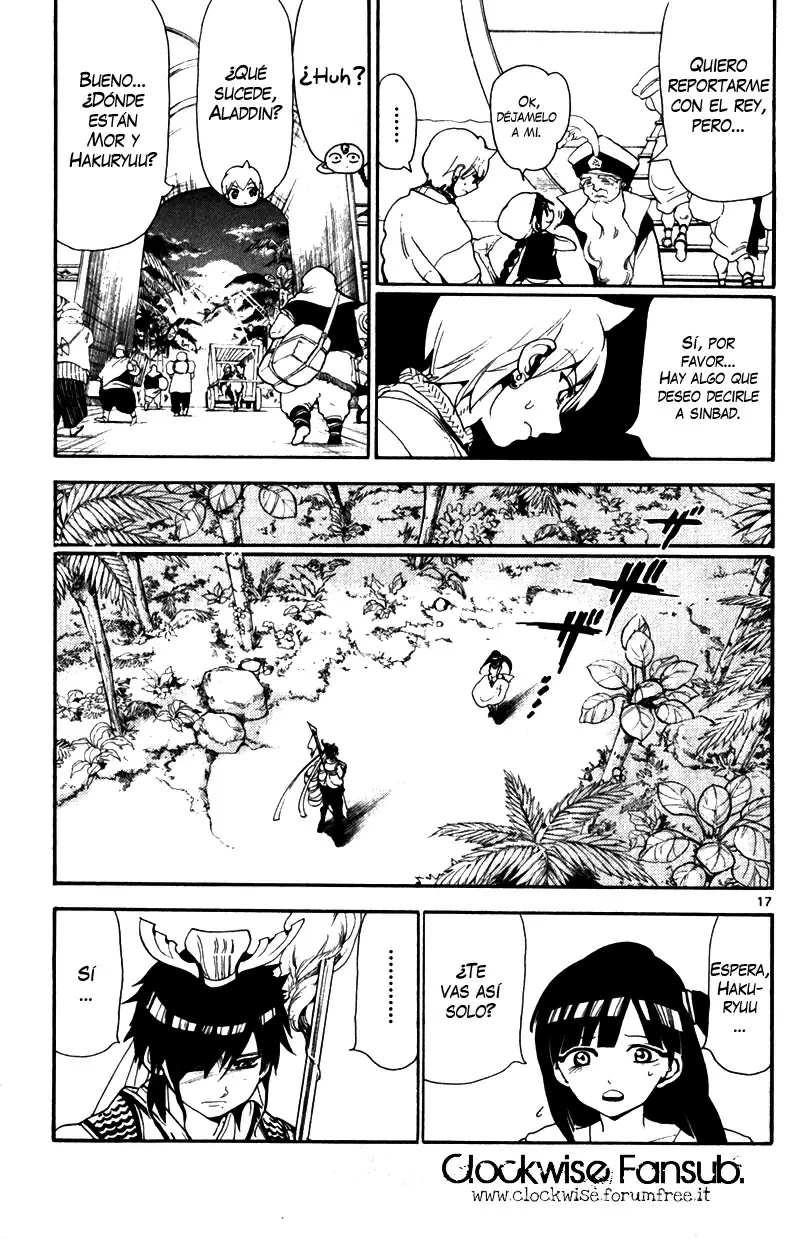 Magi - Labyrinth of Magic capítulo 132, página 17