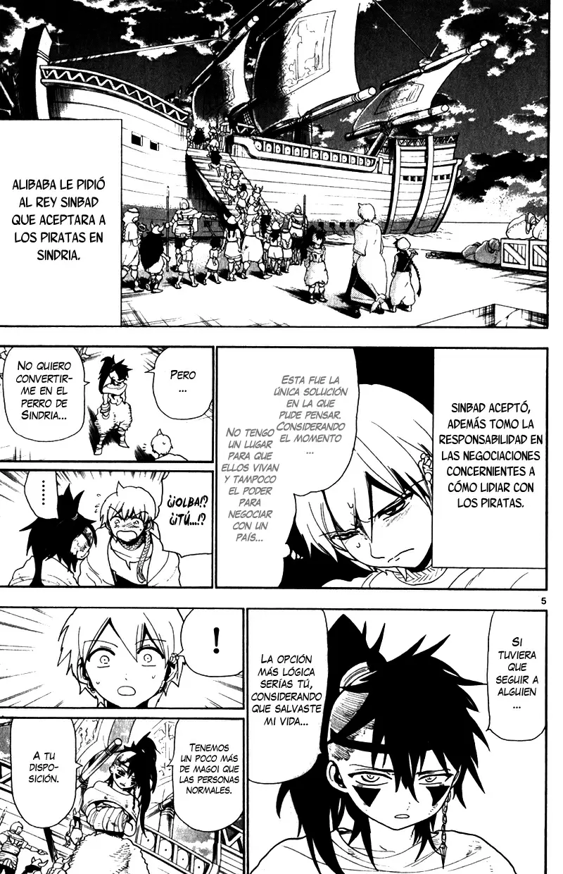 Magi - Labyrinth of Magic capítulo 133, página 5