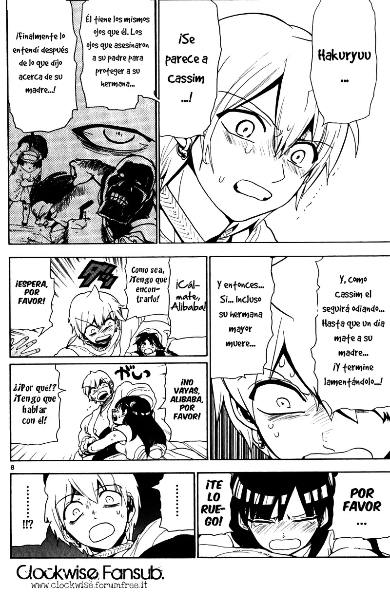 Magi - Labyrinth of Magic capítulo 133, página 8