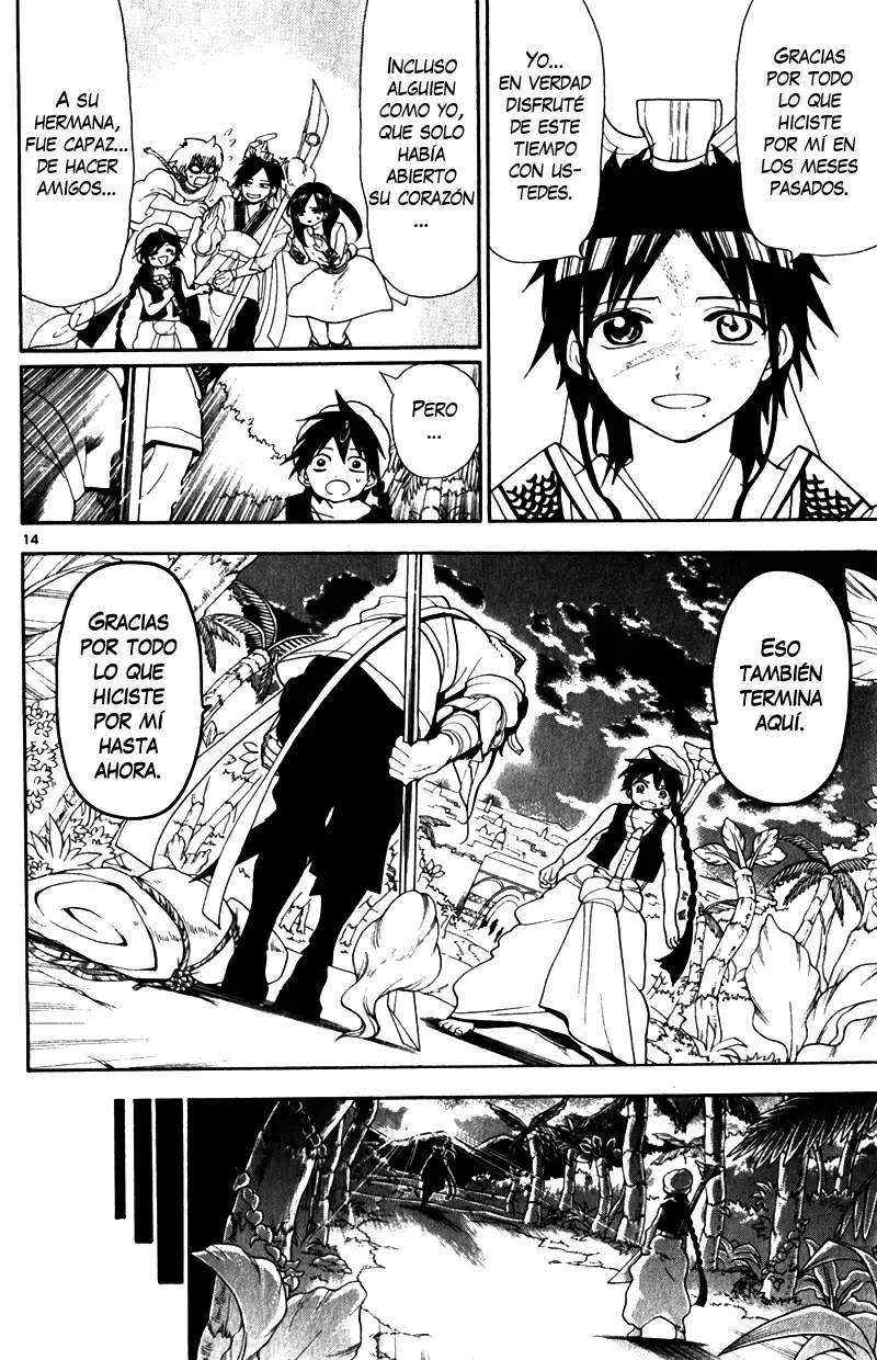 Magi - Labyrinth of Magic capítulo 133, página 14