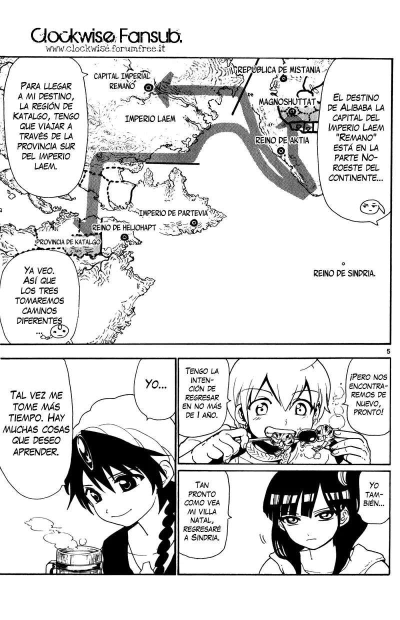 Magi - Labyrinth of Magic capítulo 134, página 5