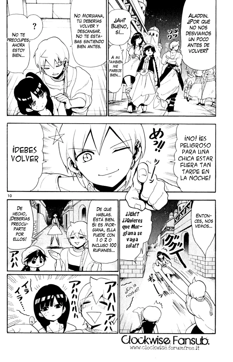 Magi - Labyrinth of Magic capítulo 134, página 10