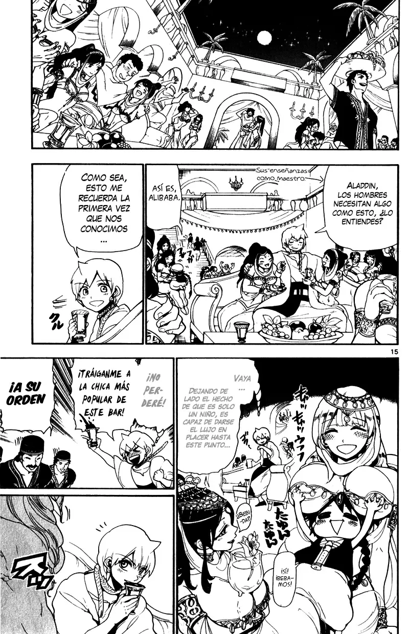 Magi - Labyrinth of Magic capítulo 134, página 15