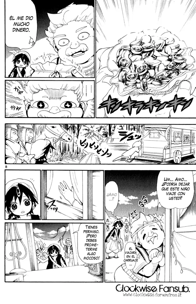 Magi - Labyrinth of Magic capítulo 135, página 8