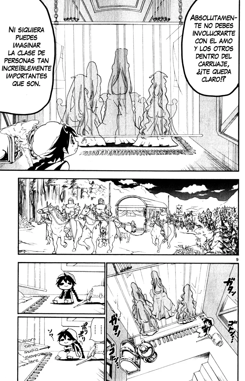 Magi - Labyrinth of Magic capítulo 135, página 9