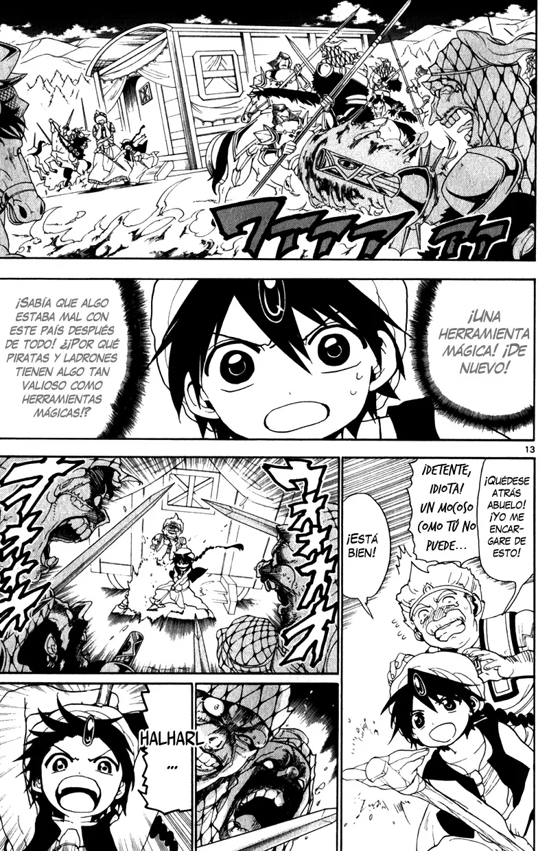 Magi - Labyrinth of Magic capítulo 135, página 13