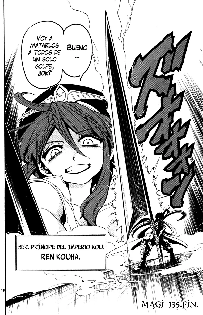 Magi - Labyrinth of Magic capítulo 135, página 18