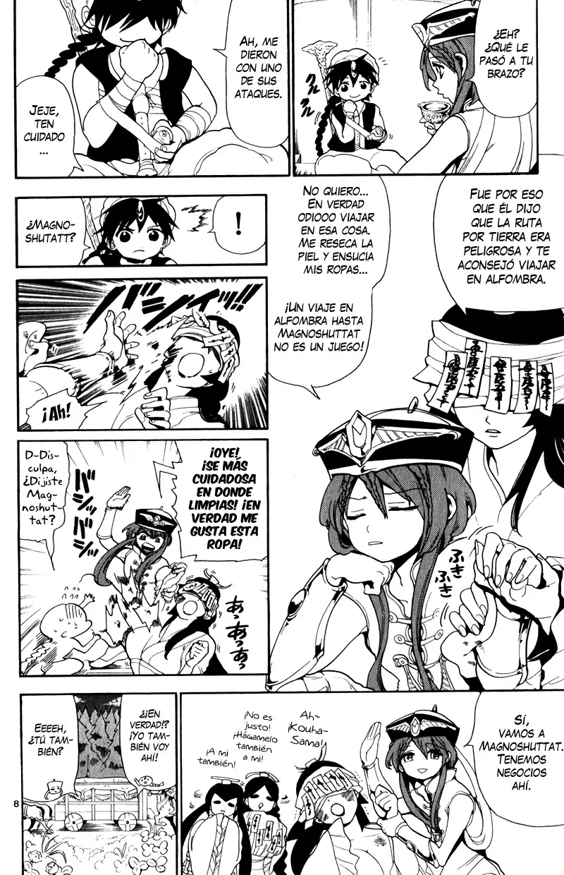 Magi - Labyrinth of Magic capítulo 136, página 8