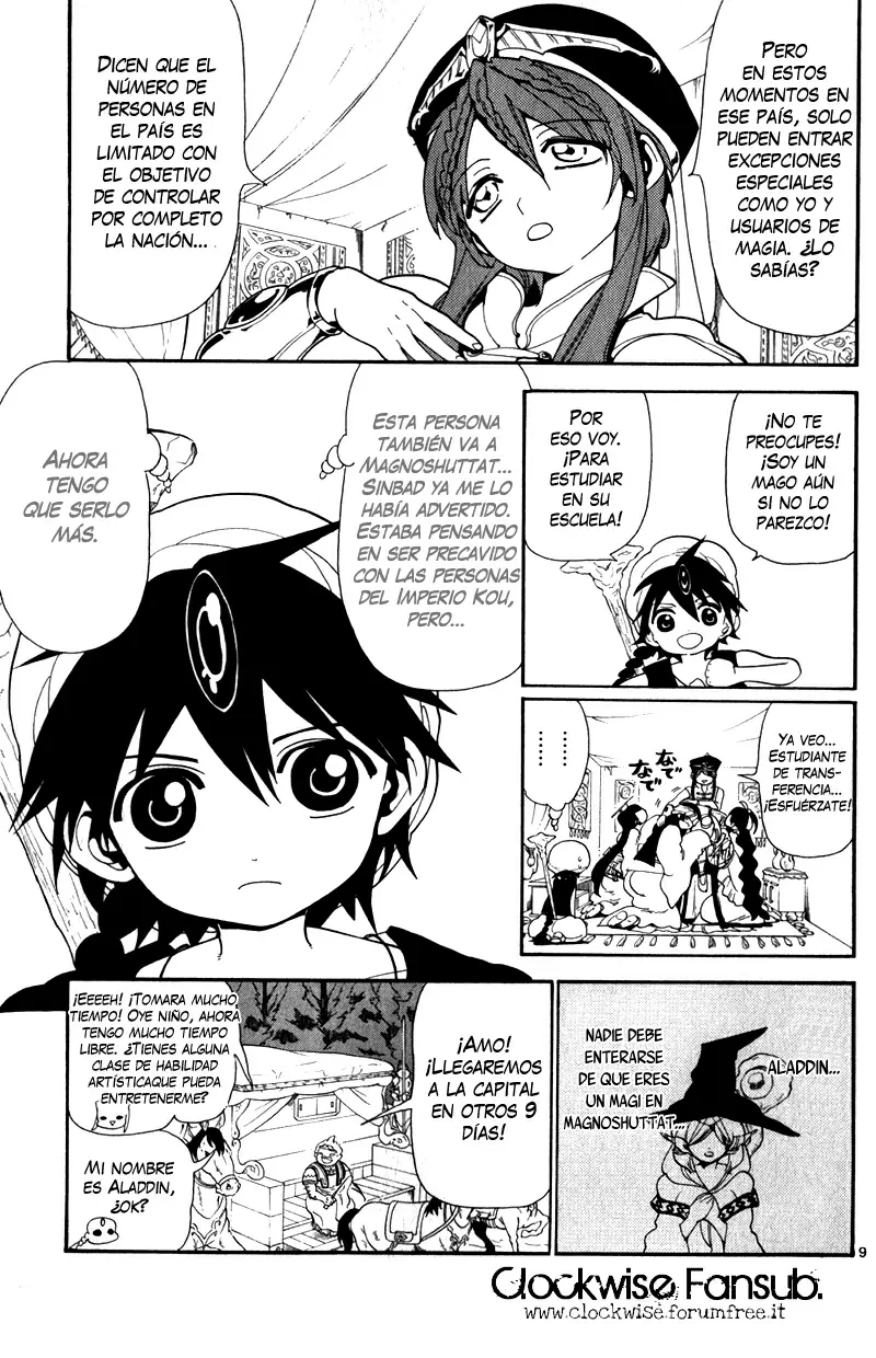 Magi - Labyrinth of Magic capítulo 136, página 9