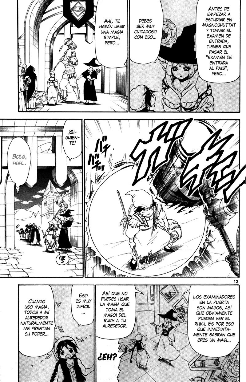 Magi - Labyrinth of Magic capítulo 136, página 13
