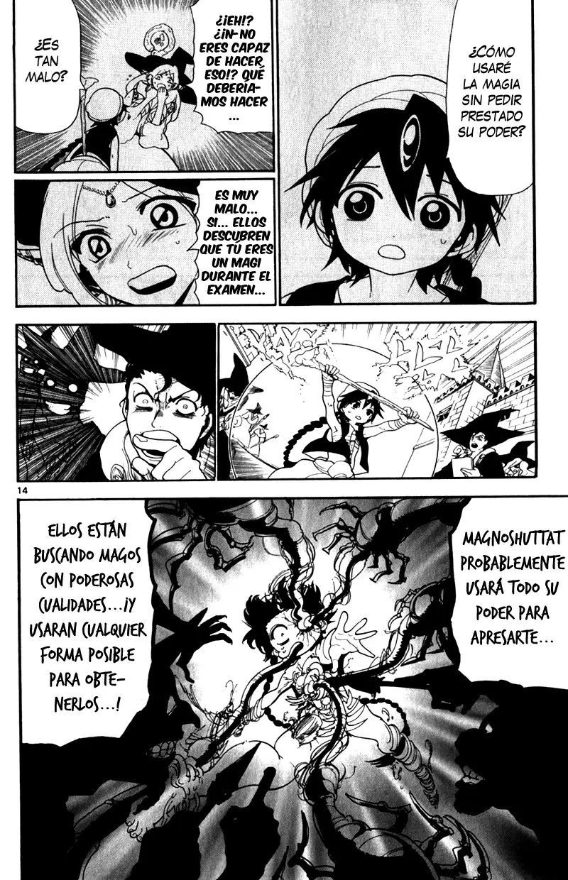 Magi - Labyrinth of Magic capítulo 136, página 14