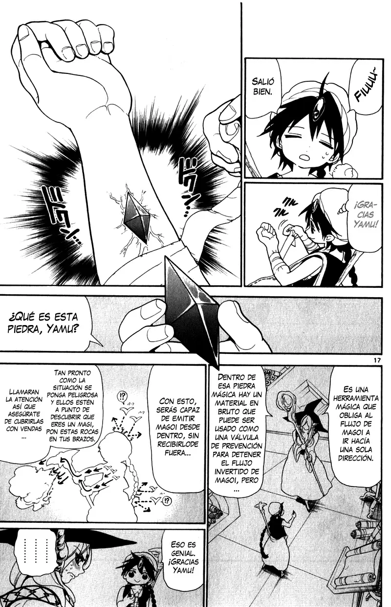 Magi - Labyrinth of Magic capítulo 136, página 17
