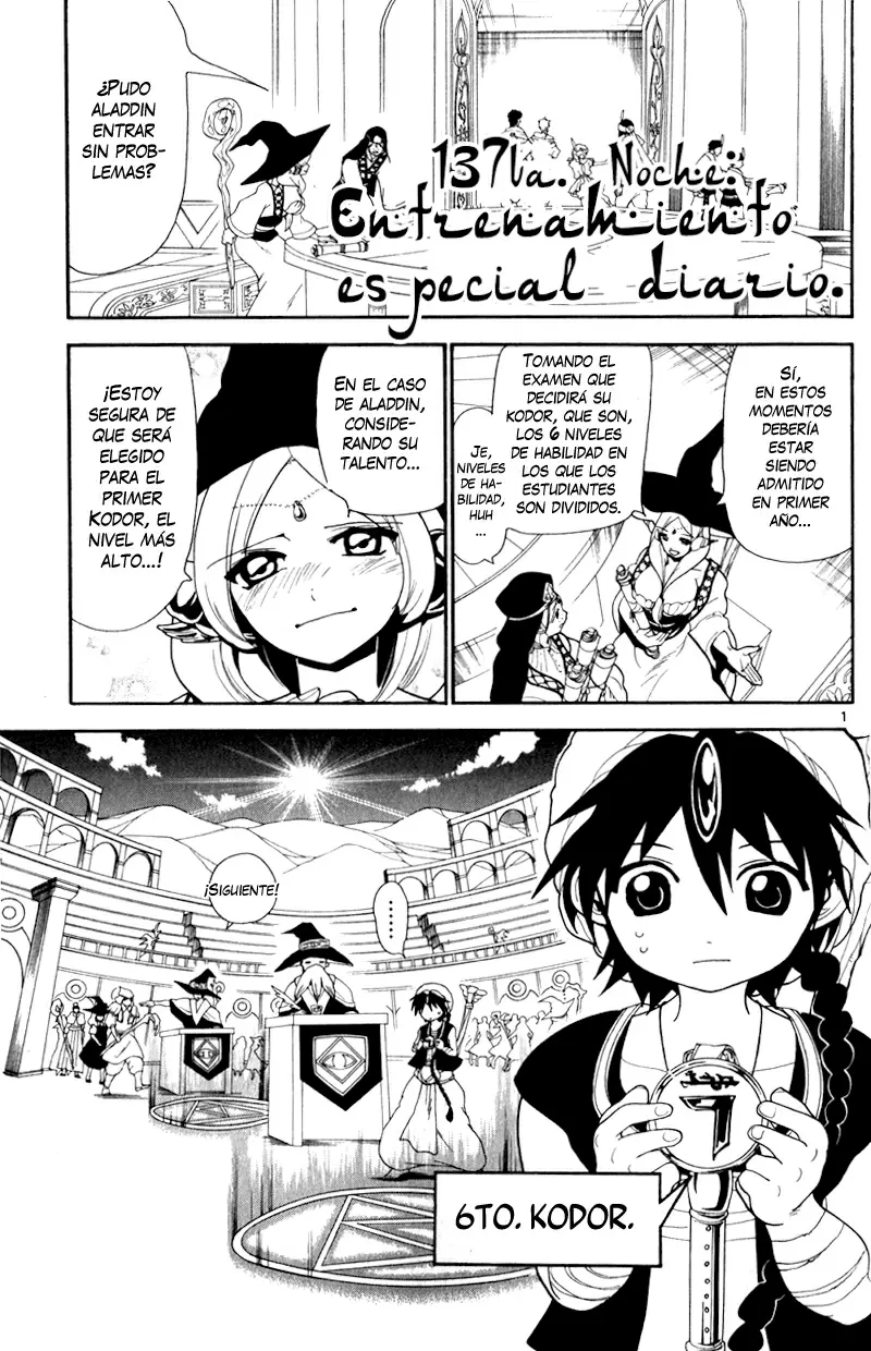 Magi - Labyrinth of Magic capítulo 137, página 1