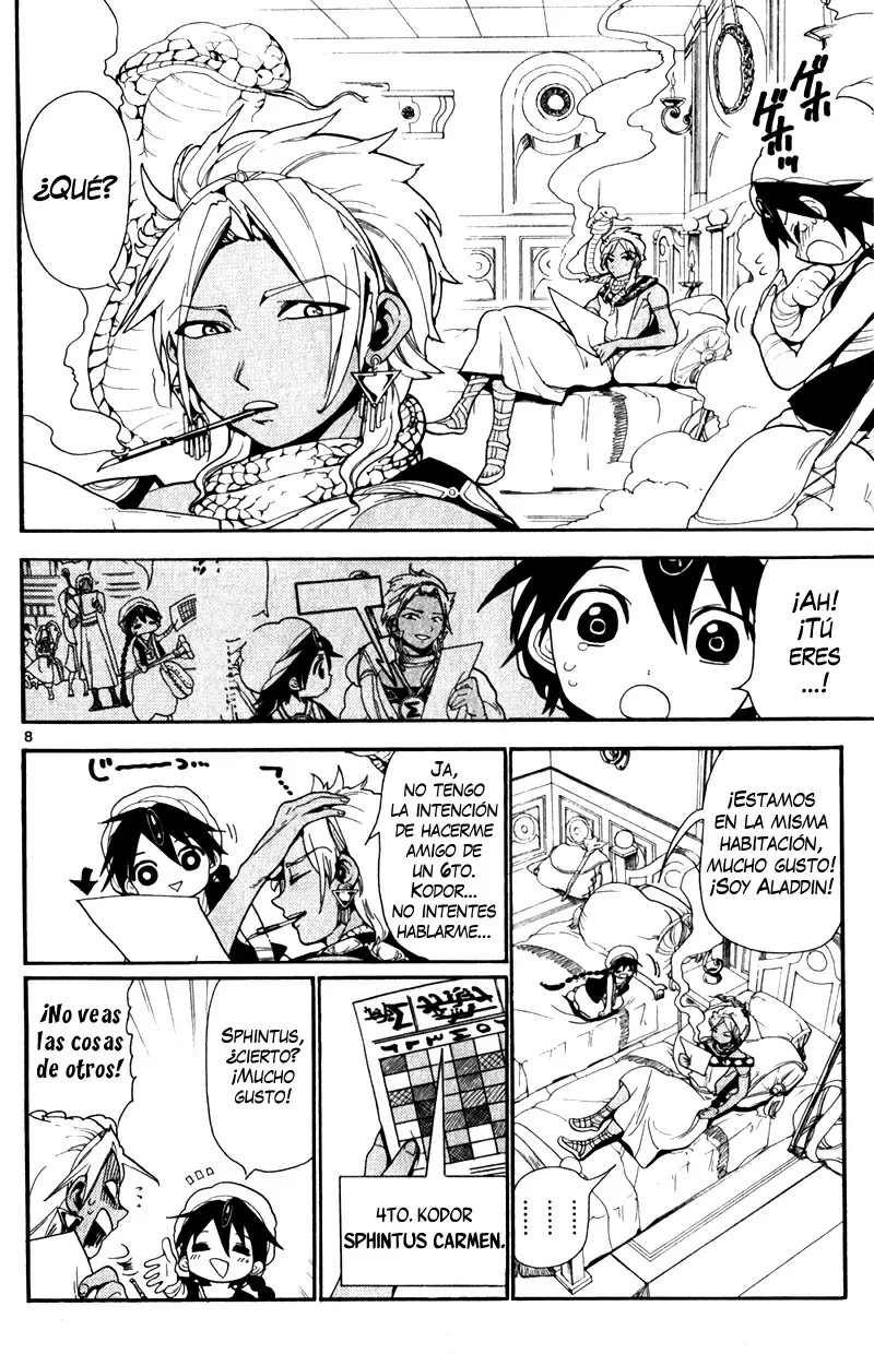 Magi - Labyrinth of Magic capítulo 137, página 8