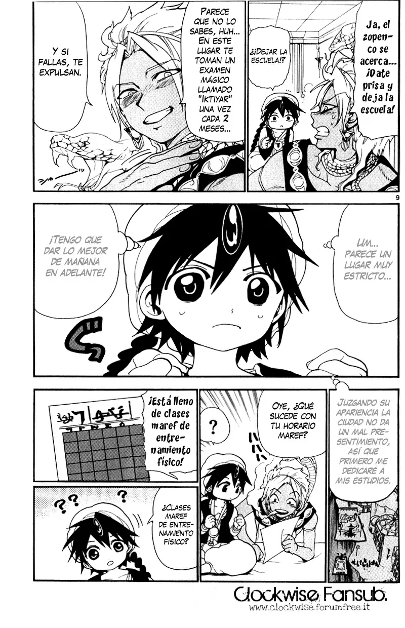 Magi - Labyrinth of Magic capítulo 137, página 9