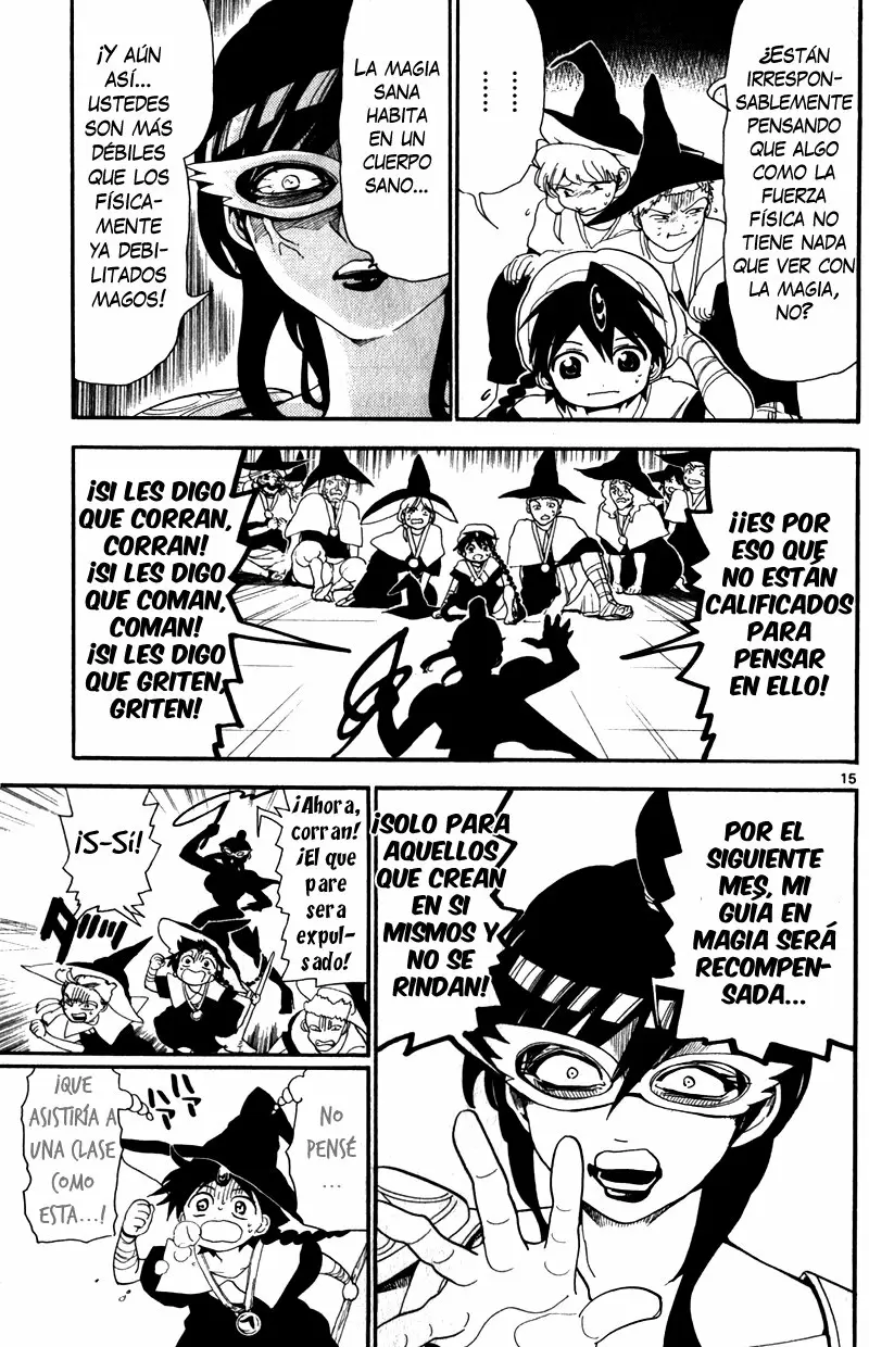 Magi - Labyrinth of Magic capítulo 137, página 15