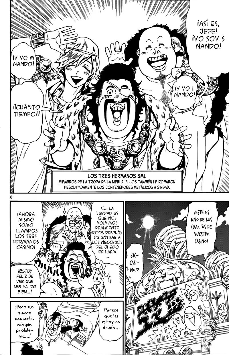 Magi - Labyrinth of Magic capítulo 139, página 10