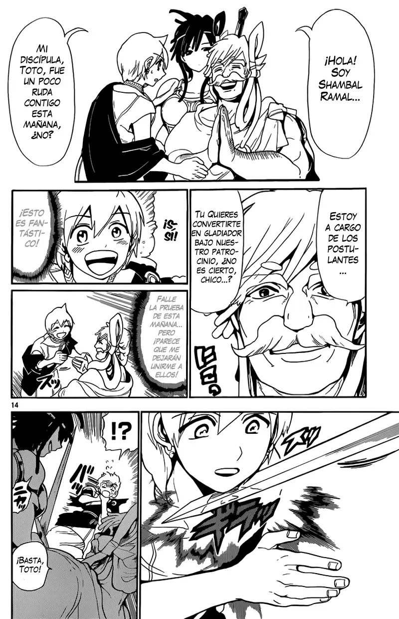 Magi - Labyrinth of Magic capítulo 139, página 16