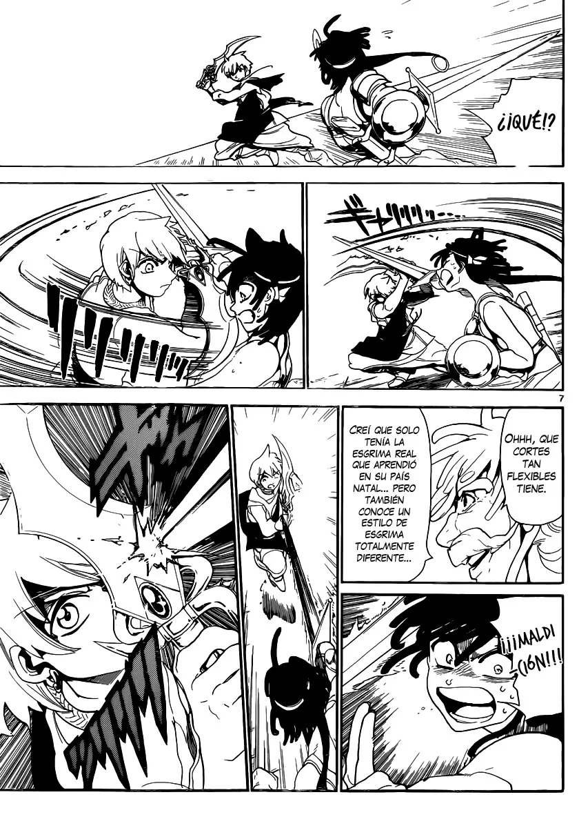 Magi - Labyrinth of Magic capítulo 140, página 7