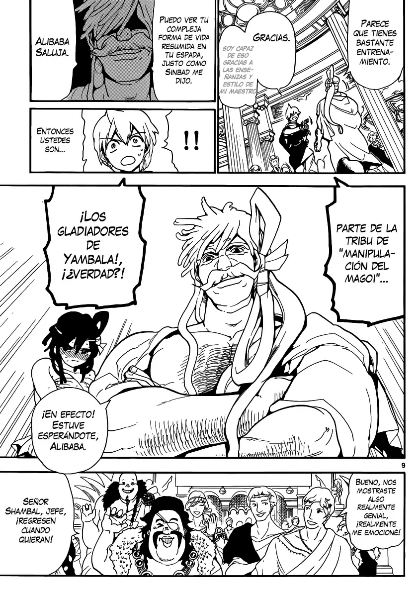 Magi - Labyrinth of Magic capítulo 140, página 9