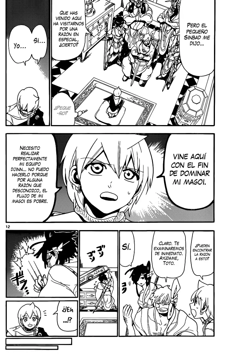 Magi - Labyrinth of Magic capítulo 140, página 12